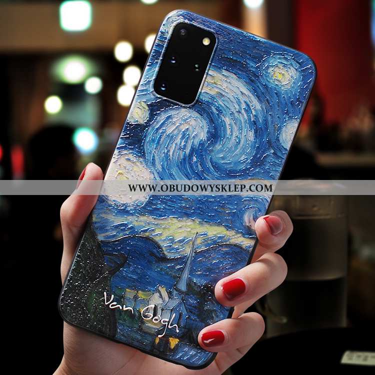 Pokrowce Samsung Galaxy S20+ Ochraniacz Osobowość Niebieski, Obudowa Samsung Galaxy S20+ Nubuku Cien