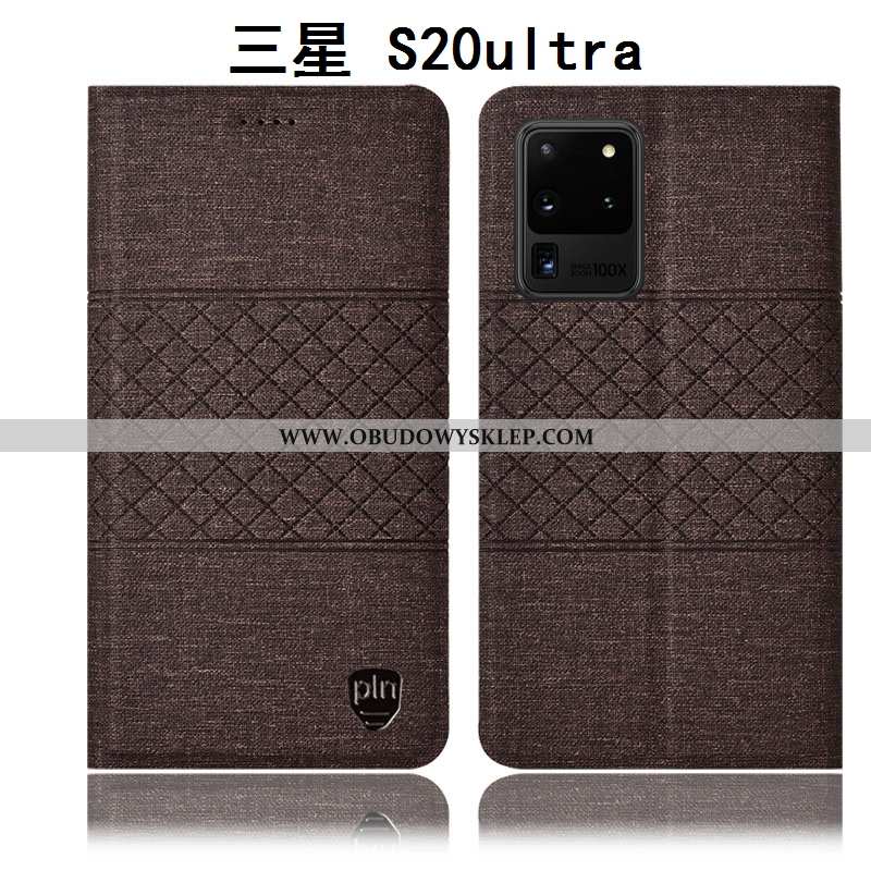 Pokrowce Samsung Galaxy S20 Ultra Bawełna I Len Futerał Telefon Komórkowy, Obudowa Samsung Galaxy S2