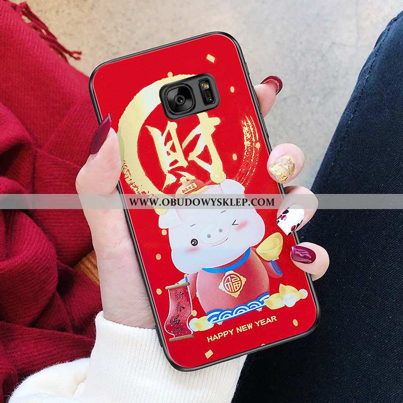 Pokrowce Samsung Galaxy S6 Miękki Gwiazda Etui, Obudowa Samsung Galaxy S6 Silikonowe Nowy Czerwona