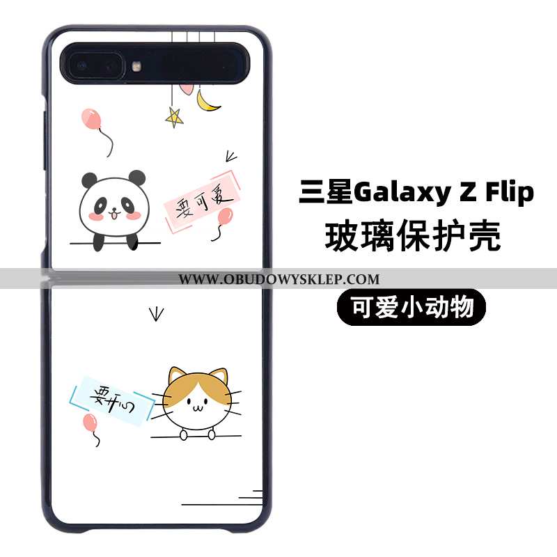 Pokrowce Samsung Z Flip Ochraniacz Futerał Telefon Komórkowy, Obudowa Samsung Z Flip Szkło Anti-fall