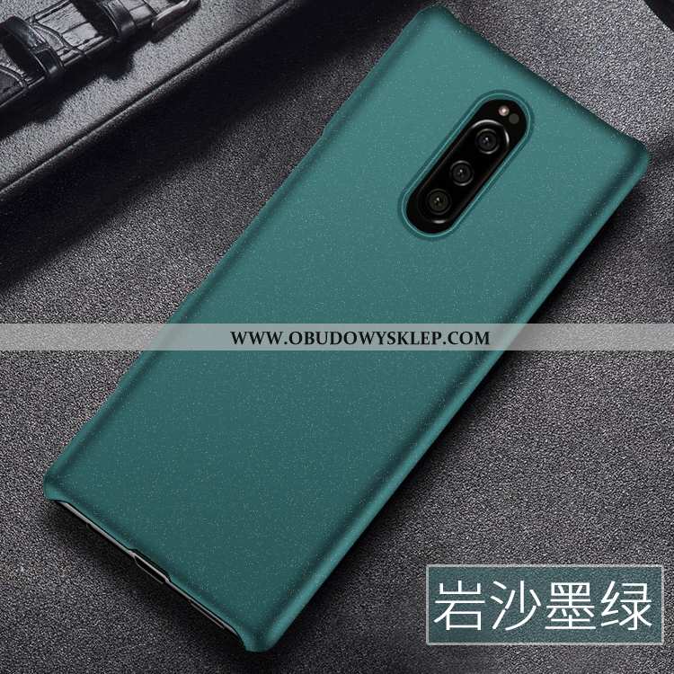 Pokrowce Sony Xperia 1 Nubuku Anti-fall Telefon Komórkowy, Obudowa Sony Xperia 1 Ochraniacz Zielony 