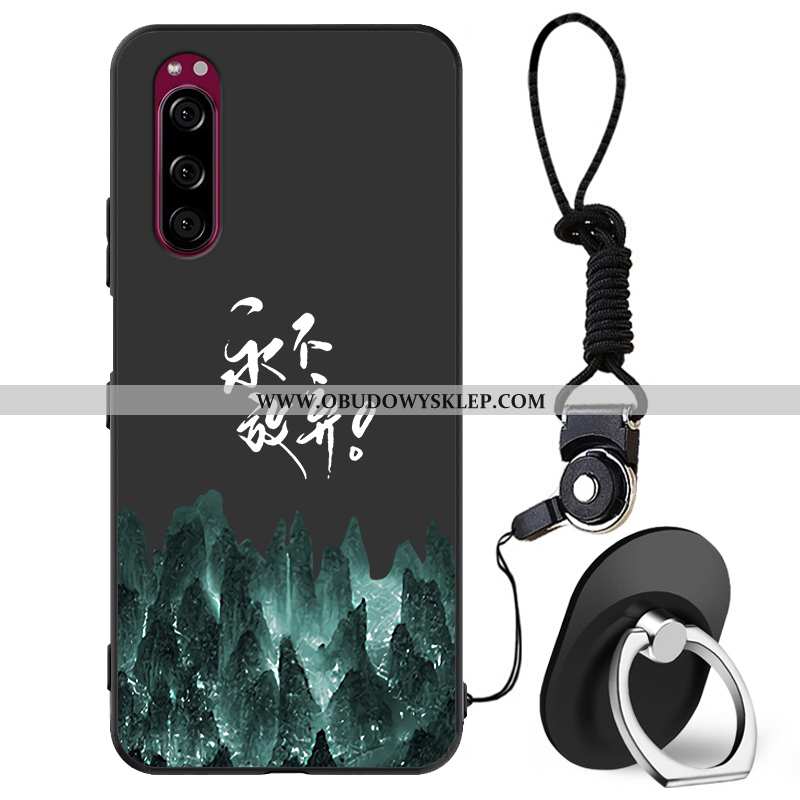 Pokrowce Sony Xperia 5 Silikonowe Etui Anti-fall, Obudowa Sony Xperia 5 Ochraniacz Miękki Czarna