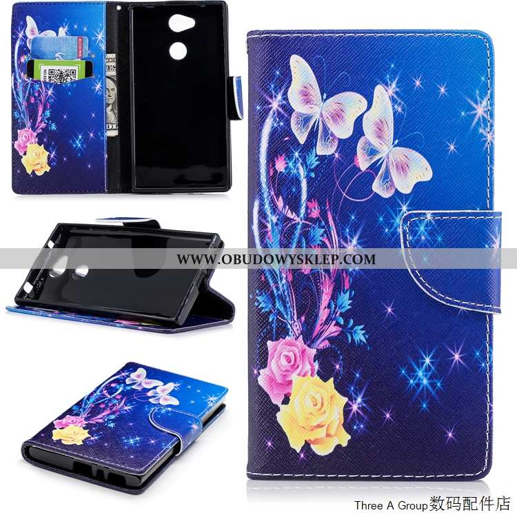 Pokrowce Sony Xperia L2 Ochraniacz All Inclusive Miękki, Obudowa Sony Xperia L2 Skórzane Etui Karta 