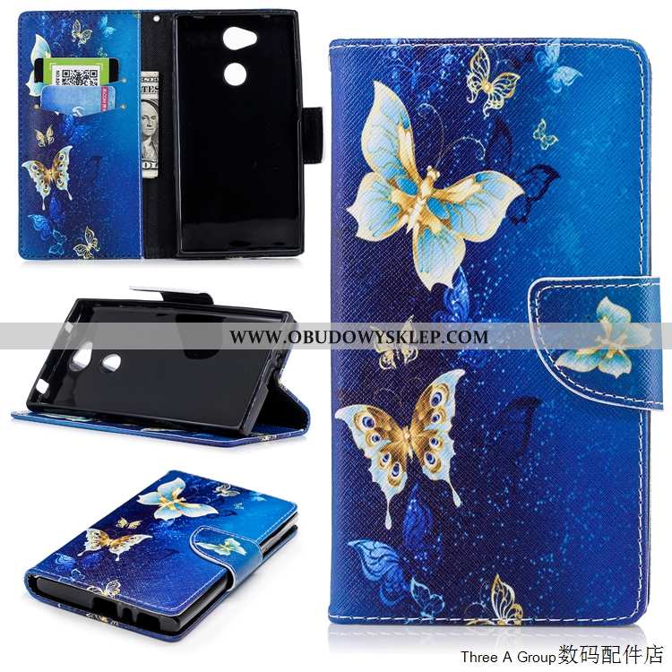 Pokrowce Sony Xperia L2 Ochraniacz All Inclusive Miękki, Obudowa Sony Xperia L2 Skórzane Etui Karta 