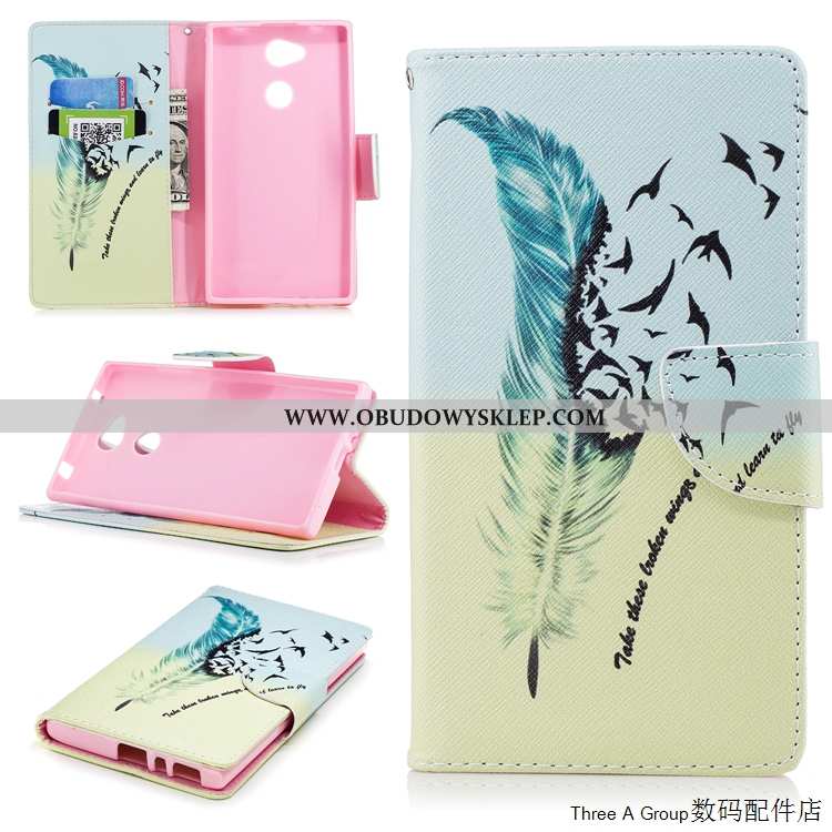 Pokrowce Sony Xperia L2 Skórzane Etui Telefon Komórkowy Silikonowe, Obudowa Sony Xperia L2 Miękki Ka