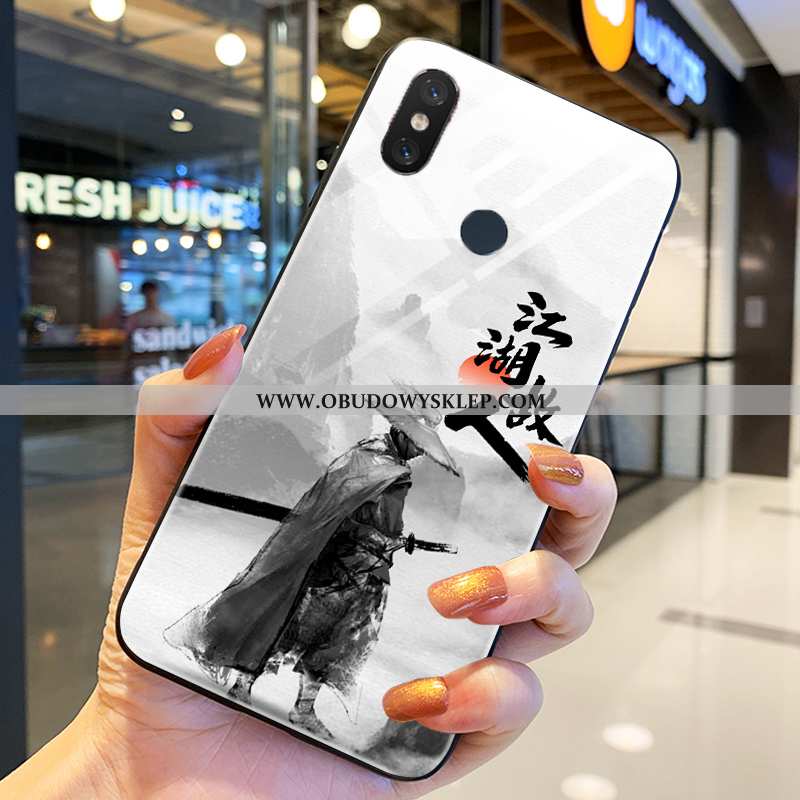 Pokrowce Xiaomi Mi 8 Wzór All Inclusive Szary, Obudowa Xiaomi Mi 8 Trendy Szkło Szara