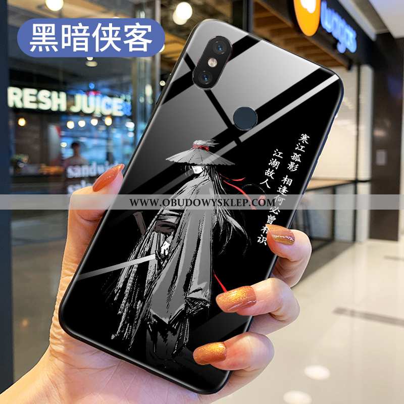 Pokrowce Xiaomi Mi 8 Wzór All Inclusive Szary, Obudowa Xiaomi Mi 8 Trendy Szkło Szara