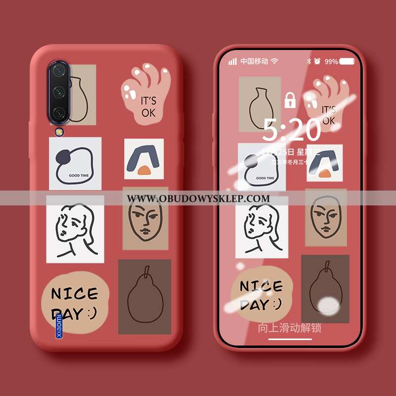 Pokrowce Xiaomi Mi 9 Kreatywne Mały Anti-fall, Obudowa Xiaomi Mi 9 Trendy Wiatr Niebieska