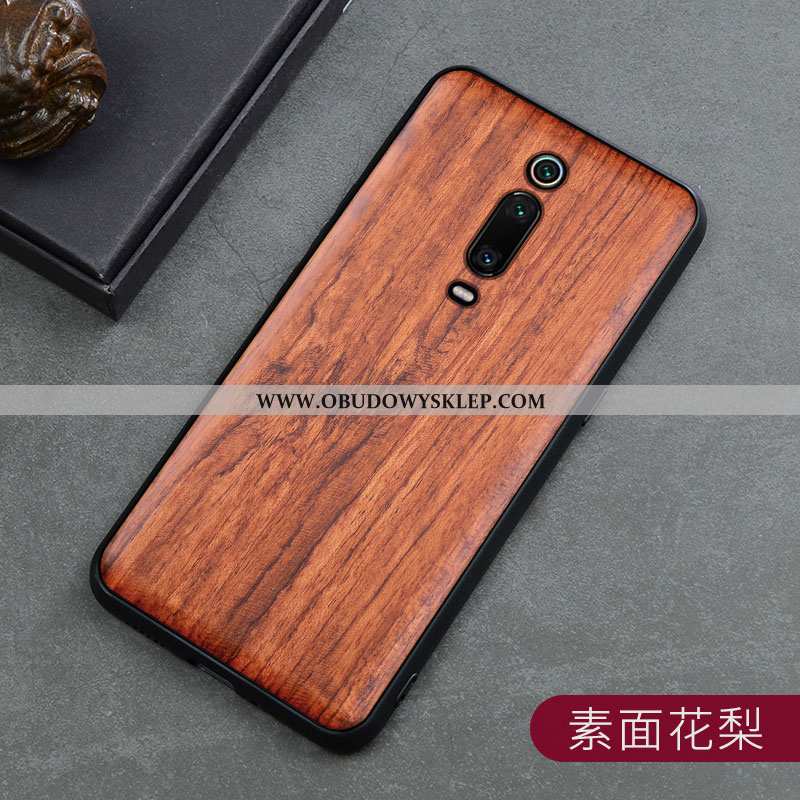 Pokrowce Xiaomi Mi 9t Drewniany Czerwony Rzeźba, Obudowa Xiaomi Mi 9t Ochraniacz Futerał Brązowe