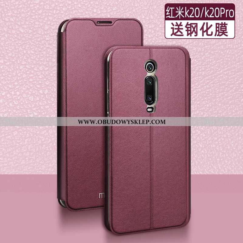Pokrowce Xiaomi Mi 9t Pro Trendy Klapa Czerwony, Obudowa Xiaomi Mi 9t Pro Silikonowe Siatkowe Niebie