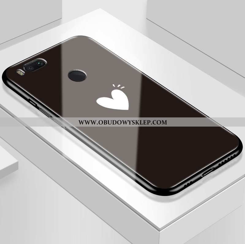 Pokrowce Xiaomi Mi A1 Silikonowe Proste Miłość, Obudowa Xiaomi Mi A1 Ochraniacz Moda Bordowa