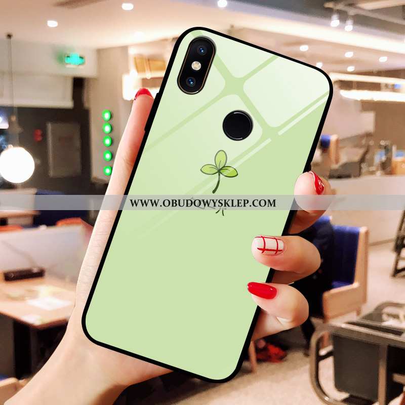 Pokrowce Xiaomi Mi A2 Piękny Kreatywne Świeży, Obudowa Xiaomi Mi A2 Szkło Futerał Rozowa