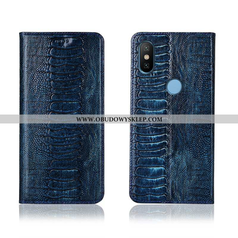 Pokrowce Xiaomi Mi A2 Skórzane Etui Telefon Komórkowy Ochraniacz, Obudowa Xiaomi Mi A2 Prawdziwa Skó