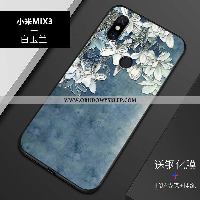 Pokrowce Xiaomi Mi Mix 3 Relief Dostosowane Nubuku, Obudowa Xiaomi Mi Mix 3 Trendy All Inclusive Nie