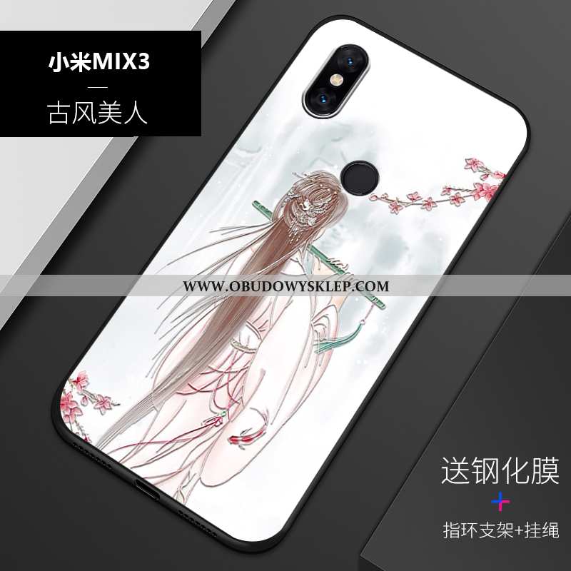 Pokrowce Xiaomi Mi Mix 3 Relief Dostosowane Nubuku, Obudowa Xiaomi Mi Mix 3 Trendy All Inclusive Nie
