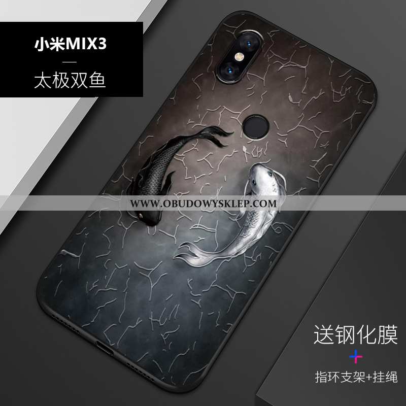 Pokrowce Xiaomi Mi Mix 3 Relief Dostosowane Nubuku, Obudowa Xiaomi Mi Mix 3 Trendy All Inclusive Nie