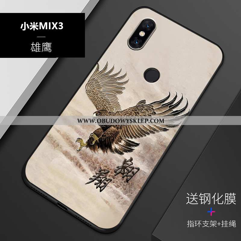 Pokrowce Xiaomi Mi Mix 3 Relief Dostosowane Nubuku, Obudowa Xiaomi Mi Mix 3 Trendy All Inclusive Nie