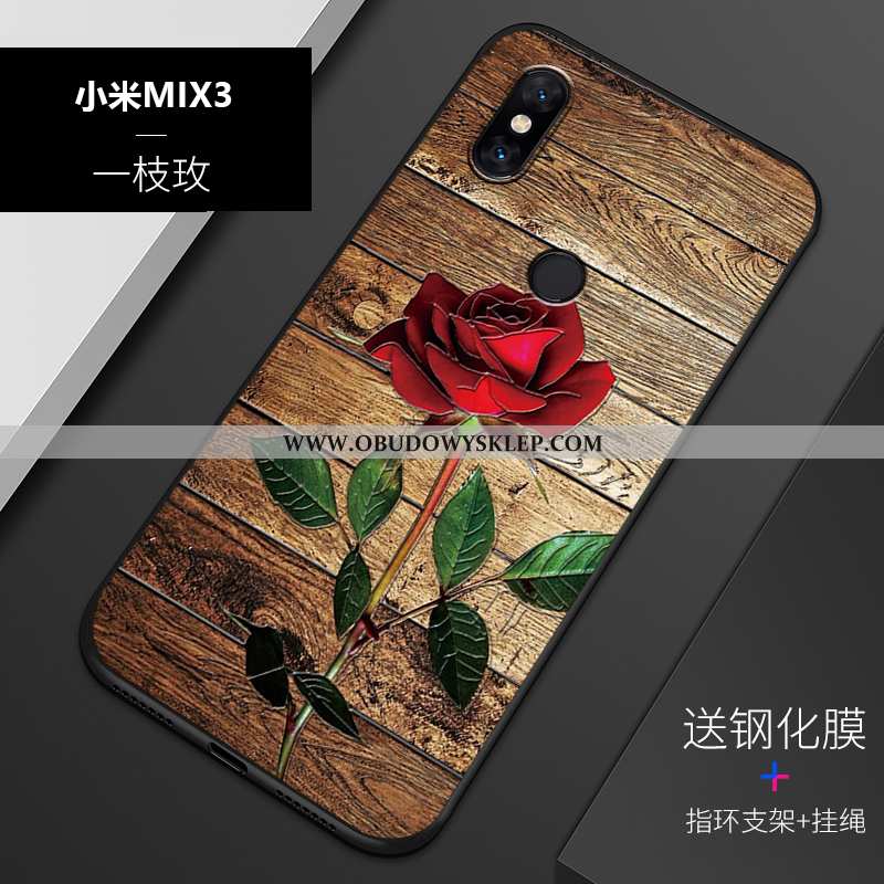 Pokrowce Xiaomi Mi Mix 3 Relief Dostosowane Nubuku, Obudowa Xiaomi Mi Mix 3 Trendy All Inclusive Nie