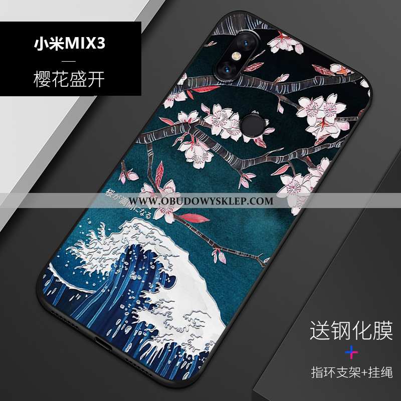 Pokrowce Xiaomi Mi Mix 3 Relief Dostosowane Nubuku, Obudowa Xiaomi Mi Mix 3 Trendy All Inclusive Nie