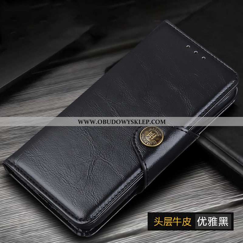 Pokrowce Xiaomi Mi Note 10 Skórzane Etui Telefon Komórkowy Klapa, Obudowa Xiaomi Mi Note 10 Prawdziw