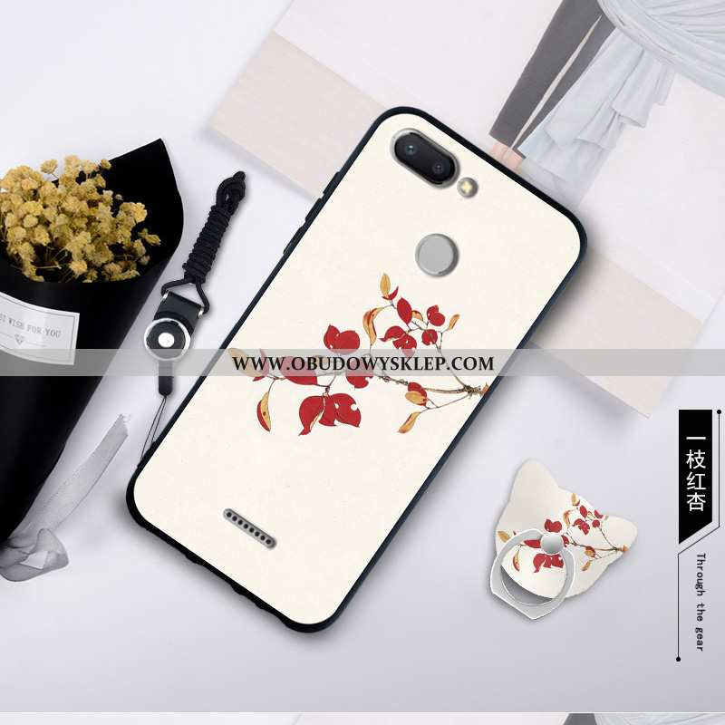 Pokrowce Xiaomi Redmi 6 Silikonowe Nubuku Czerwony, Obudowa Xiaomi Redmi 6 Ochraniacz Trendy Niebies