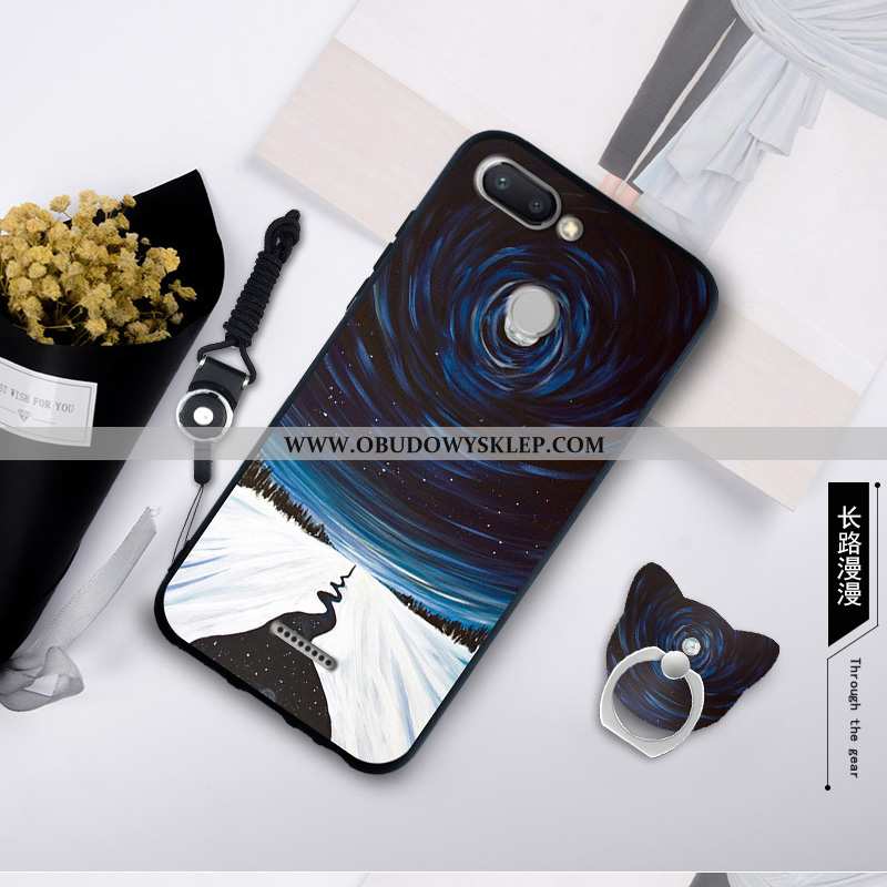 Pokrowce Xiaomi Redmi 6 Silikonowe Nubuku Czerwony, Obudowa Xiaomi Redmi 6 Ochraniacz Trendy Niebies
