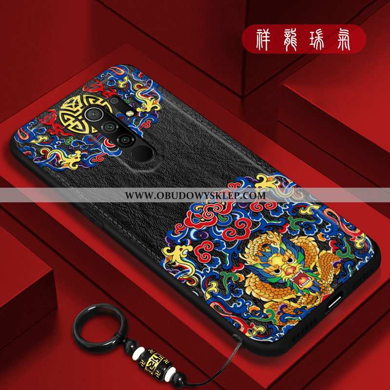 Pokrowce Xiaomi Redmi 9 Trendy Mały All Inclusive, Obudowa Xiaomi Redmi 9 Miękki Oryginalny Czerwona
