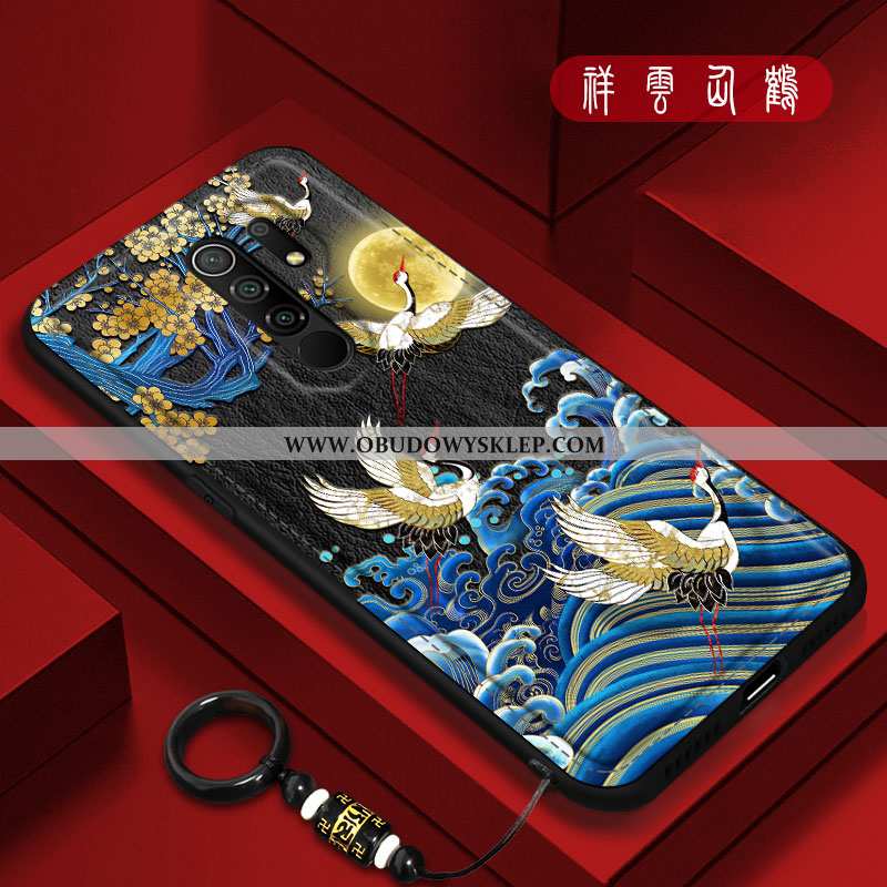 Pokrowce Xiaomi Redmi 9 Trendy Mały All Inclusive, Obudowa Xiaomi Redmi 9 Miękki Oryginalny Czerwona