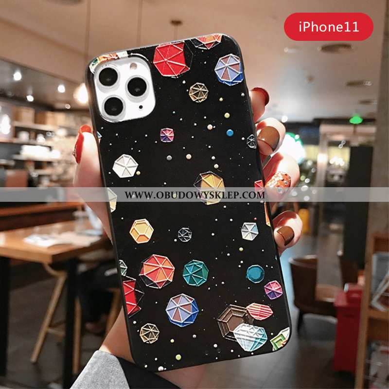 Pokrowce iPhone 11 Pro Kreatywne Etui Telefon Komórkowy, Obudowa iPhone 11 Pro Relief Anti-fall Czar