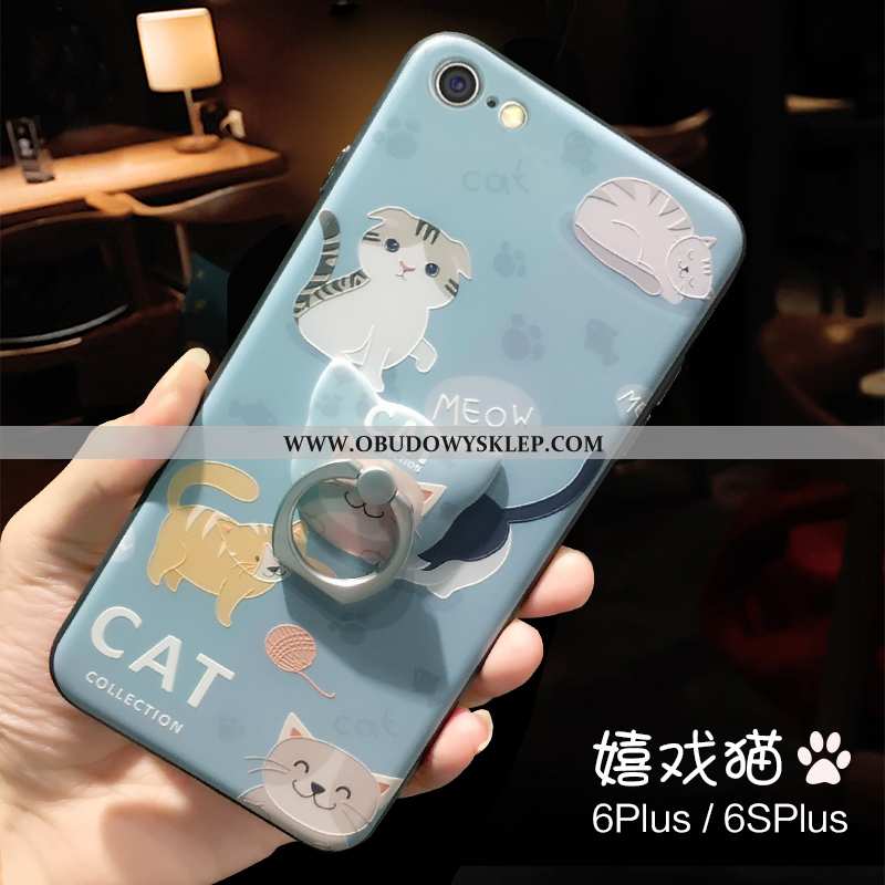 Pokrowce iPhone 6/6s Plus Miękki Trendy Niebieski, Obudowa iPhone 6/6s Plus Ochraniacz Wspornik Nieb