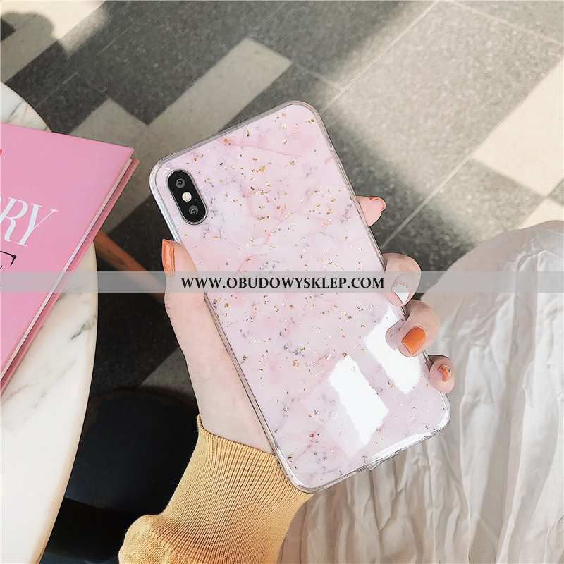 Pokrowce iPhone Xs Kreatywne Etui Telefon Komórkowy, Obudowa iPhone Xs Trendy All Inclusive Rozowa