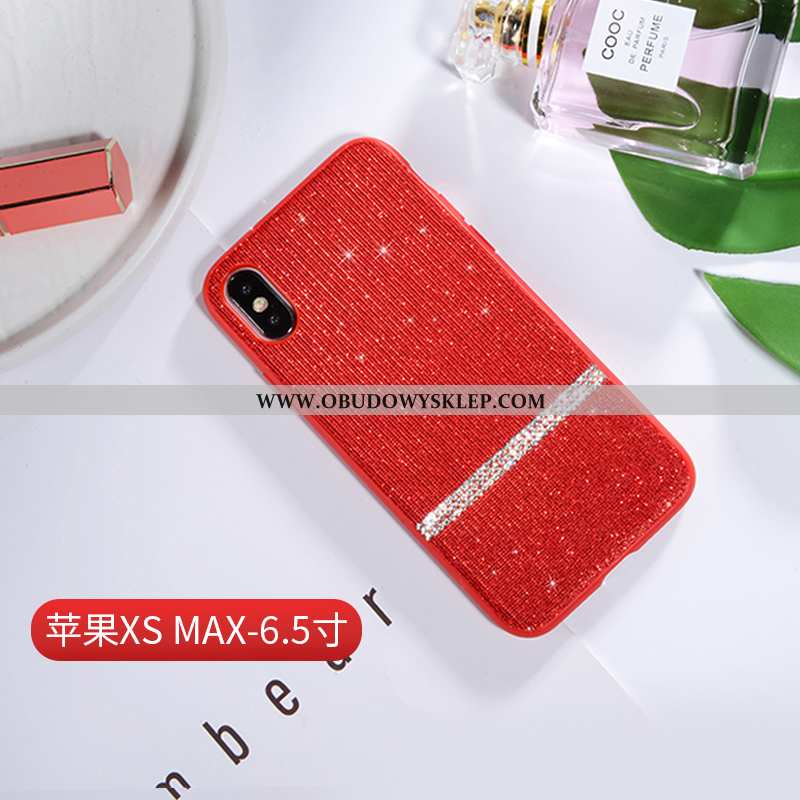 Pokrowce iPhone Xs Max Osobowość Cienkie Anti-fall, Obudowa iPhone Xs Max Kreatywne Trendy Czarna