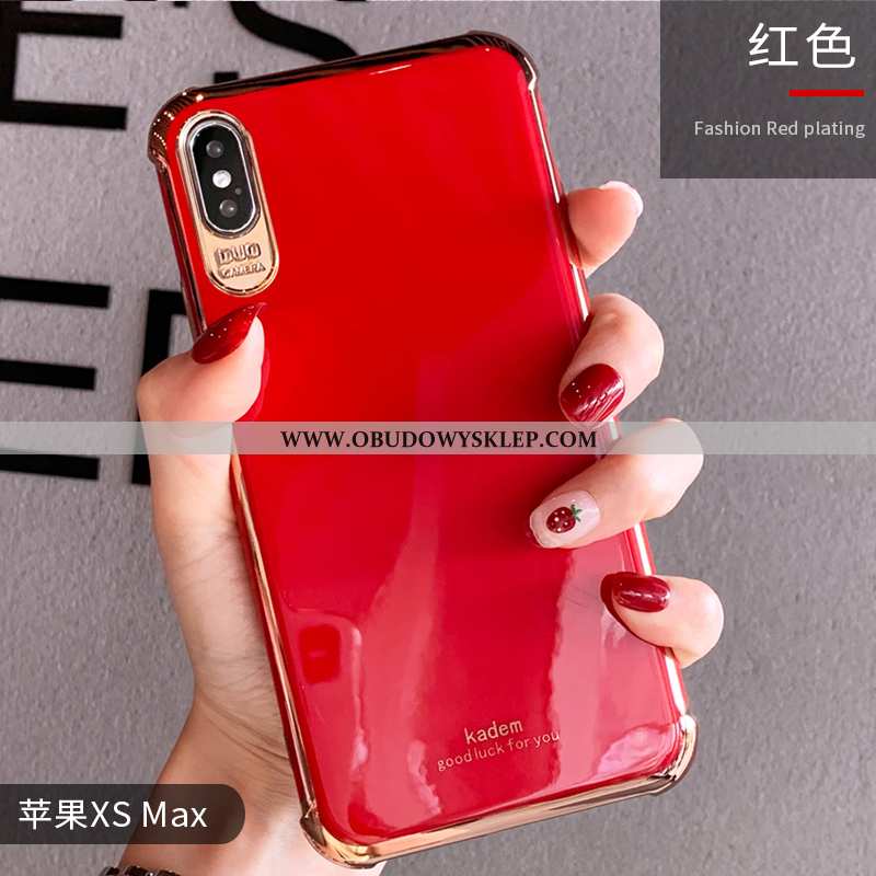 Pokrowce iPhone Xs Max Trendy Szary Etui, Obudowa iPhone Xs Max Miękki Zielony Zielone