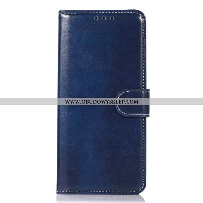 Etui Folio do Google Pixel 6A Odsłonięte Szwy Ze Sztucznej Skóry