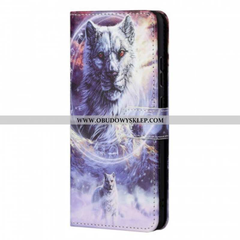 Etui Folio do OnePlus Nord CE 2 5G Tygrys Bóg