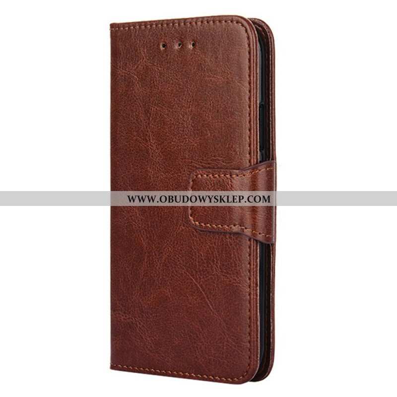 Etui Folio do Oppo Find X5 Pro Skórzany Styl Retro