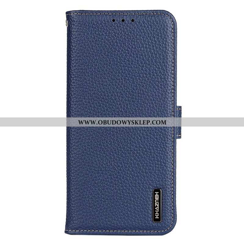 Etui Folio do Oppo Reno 7 Khazneh Skóra Liczi