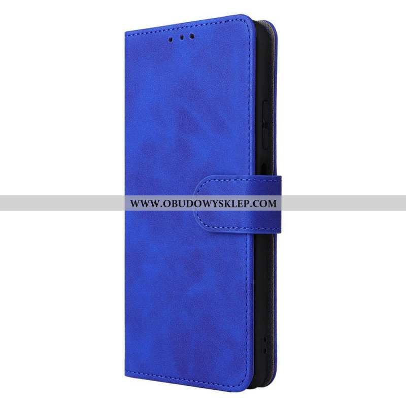 Etui Folio do Poco M4 Pro 5G Dotyk Skóry