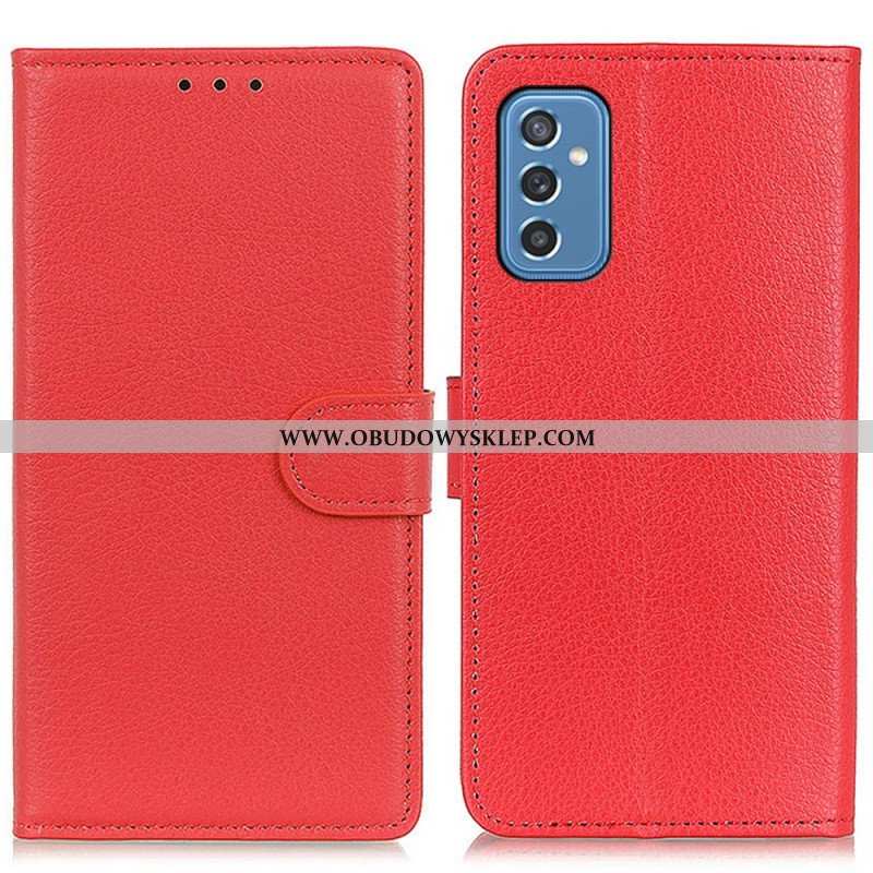 Etui Folio do Samsung Galaxy M52 5G Tekstura Liczi