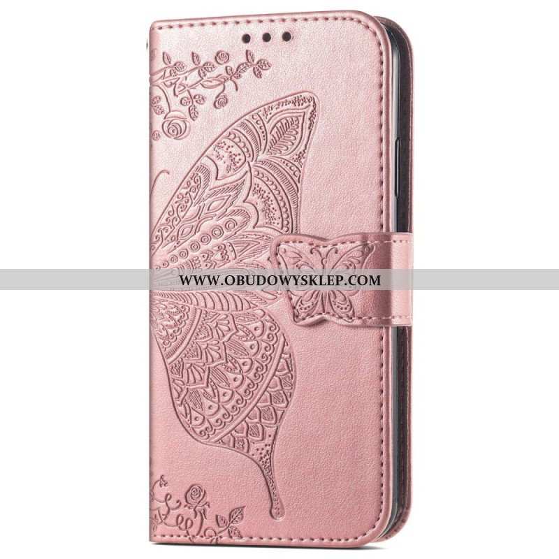 Etui Folio do Sony Xperia 1 IV Barokowy Motyl