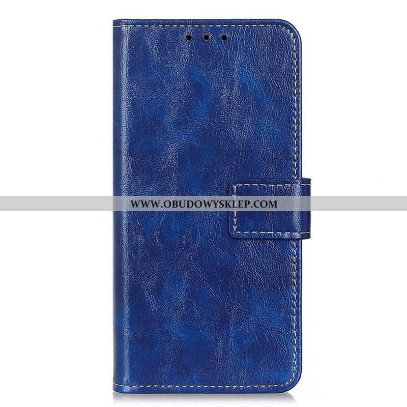 Etui Folio do Sony Xperia 10 IV Lakierowana Ze Szwami