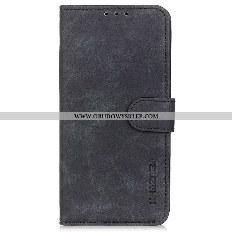 Etui Folio do Vivo Y76 5G Khazneh Efekt Skóry W Stylu Vintage