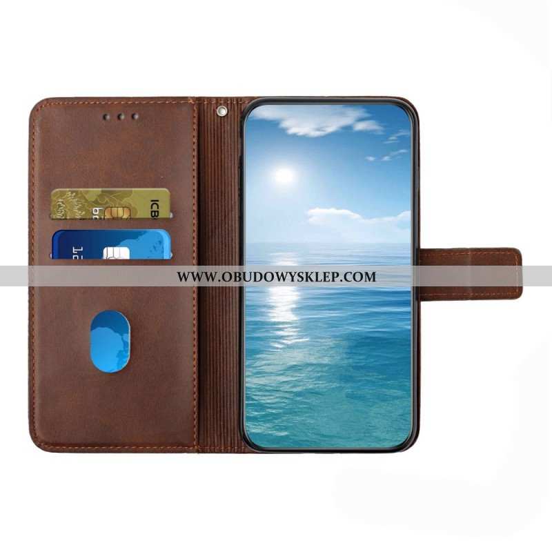 Etui Folio do Xiaomi Redmi A1 X Design Geo Skórzany Styl