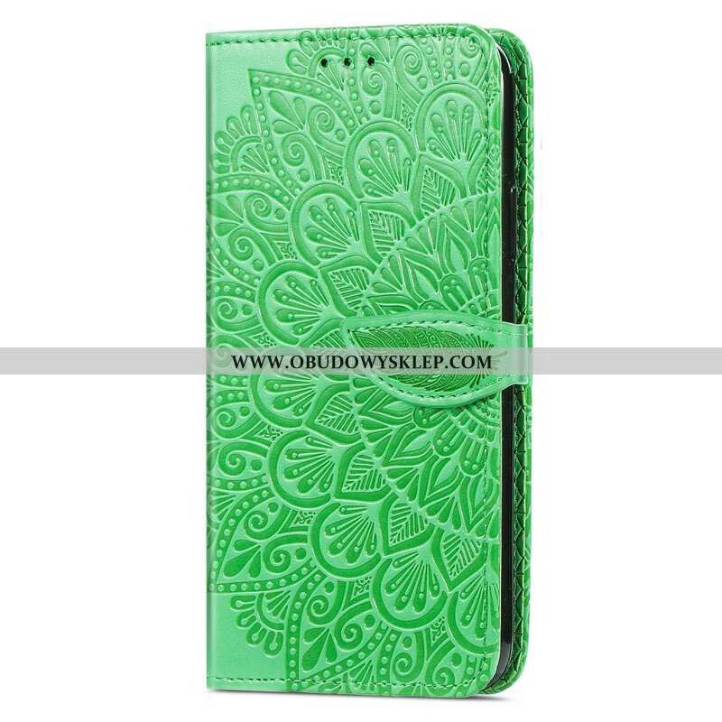 Etui Folio do iPhone 13 Mini Plemienne Liście