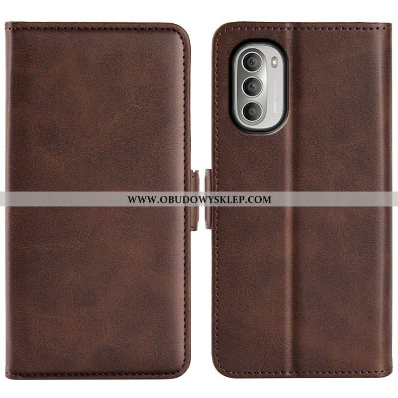 Etui Na Telefon Pokrowce do Moto G51 5G Etui Folio Podwójna Klapa