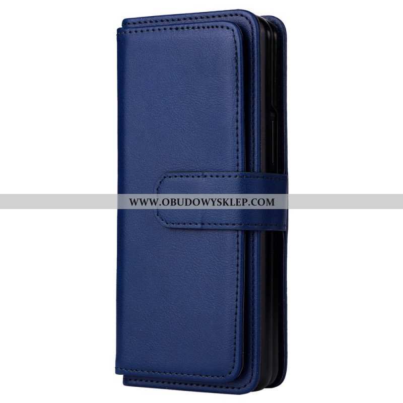 Etui Na Telefon Pokrowce do Samsung Galaxy Z Fold 3 5G Wielofunkcyjna Portmonetka Biznesowa