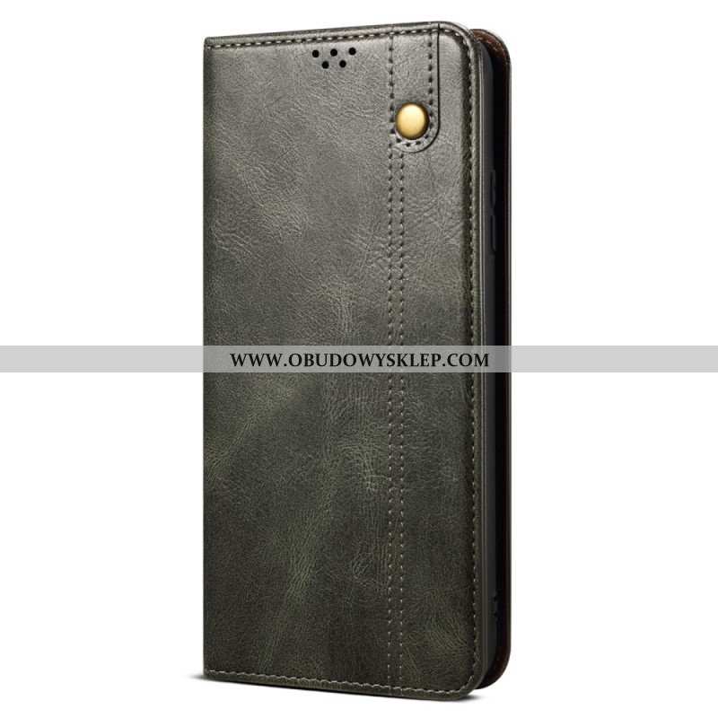 Etui Na Telefon do Honor 90 Pro Etui Folio Woskowana Imitacja Skóry