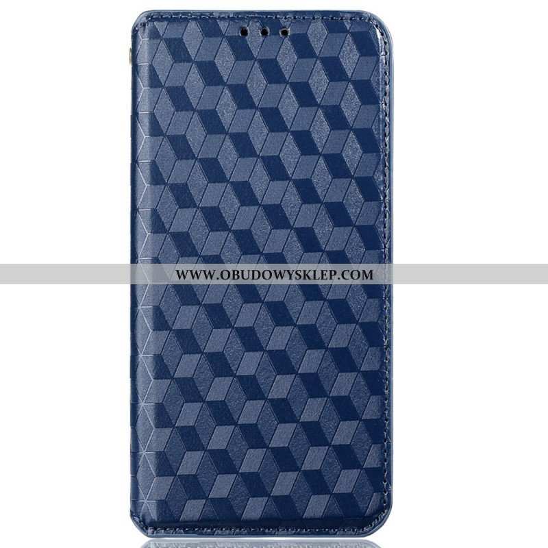Etui Na Telefon do Poco F4 GT Etui Folio Skórzany Efekt Tekstury 3d