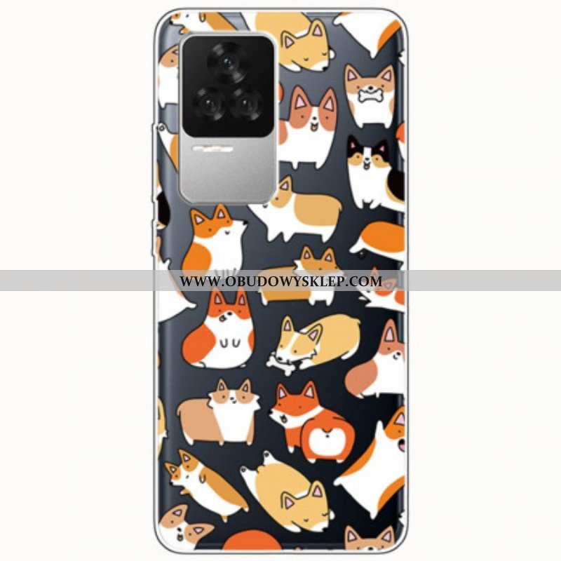 Etui do Poco F4 Bezszwowe Psy