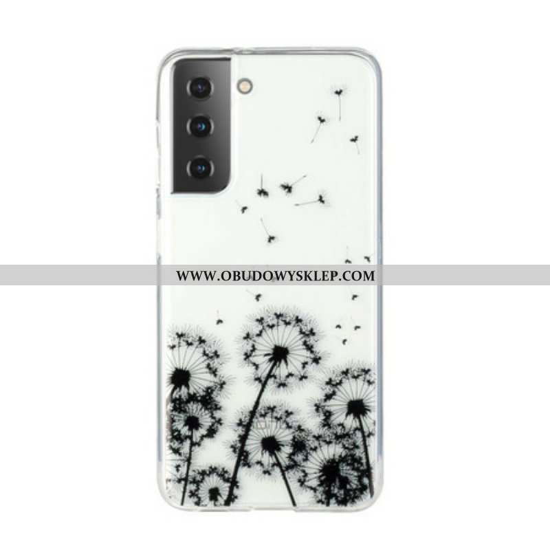 Etui do Samsung Galaxy S21 Plus 5G Bezszwowi Czarni Dandelions